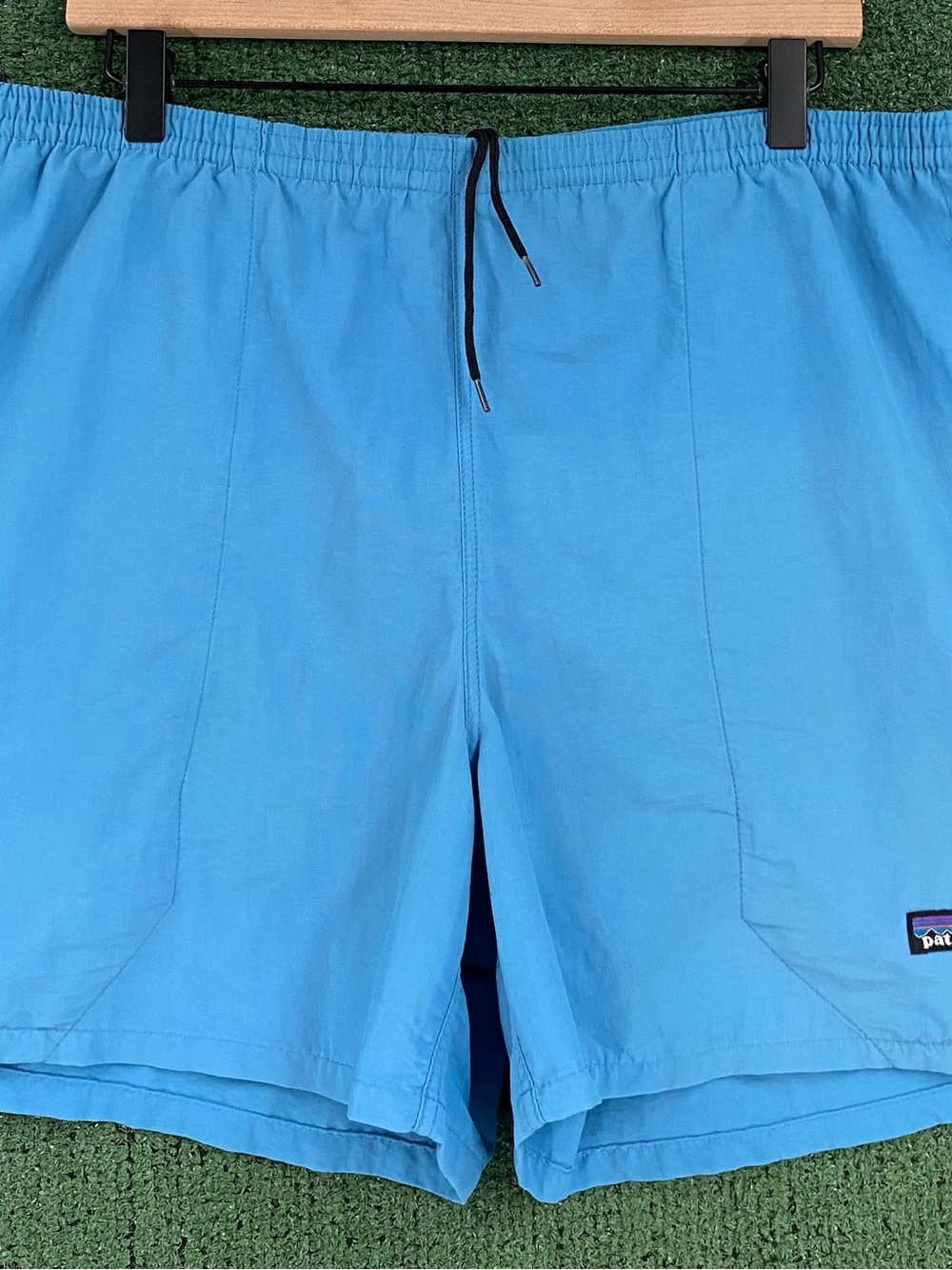 Vintage Y2K Patagonia Baggies Shore Blue 4” Inseam Lined Shorts Men’s SZ Medium